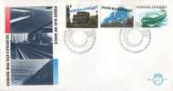 Fdc Transports >  Divers (Terre)      Pays-Bas Camion Wagon Péniche Transports Marchandises - Andere (Aarde)