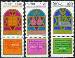 ISRAEL..1976..Michel # 677-679...MLH. - Nuovi (con Tab)