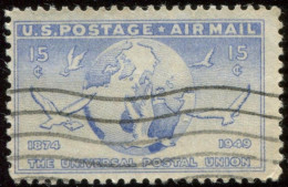 Pays : 174,1 (Etats-Unis)   Yvert Et Tellier N° : Aé   42 (o) - 2a. 1941-1960 Used