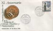 Cover Philatélie & Monnaies > Monnaies Espagne 1965 Fundacion Del Circulo Filatico Y Numismatico Barcelona - Coins