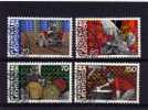 Liechtenstein 1982 YvertN° 743-46 (°) Oblitéré Used Métiers Beroepen Cote 5 Euro - Used Stamps