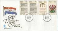 Fdc Armoiries & Drapeaux Afrique Du Sud 1984 Preamble Of The Constitution Armoirie Et Drapeau - Briefmarken