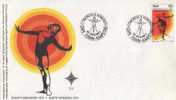 Fdc Sports > Gymnastique Afrique Du Sud 1977 Physical Education And Sport For Girls And Women - Gymnastique