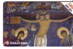 RELIGION PAINTING ( Serbia ) ***  Tableau - Peinture - Paintings - Gemälde - Pintura - Pittura * Icon - Icons - JESUS - Yugoslavia