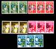 PAYS-BAS - Yvert - Bandes Horizontales De Trois Timbres Des 804/08** - Cote 11,25 € - Handicaps