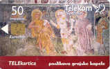 RELIGION PAINTINGS ( Slovenia Rare Card ) * Icon Ikon Icons Painting Castle Palais Chateau Castles Bastille Schloss Burg - Slovénie