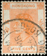 Pays : 225 (Hong Kong : Colonie Britannique)  Yvert Et Tellier N° :  176 (o) - Usati