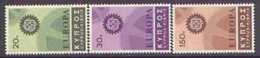 CEPT / Europa 1967 Chypre N° 284 à 286 ** Engrenage - 1967