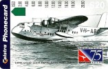 AUSTRALIA $20 OLD AIRPLANE FLYING BOAT QANTAS AIRLINE MINT AUS-338 READ DESCRIPTION !!! - Australia