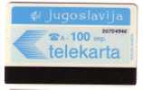 YUGOSLAVIA - Old & Rare Magnetic Card Autelca System 100. Units * Jugoslavija Jugoslawien Jugoslavia - Altri – Europa