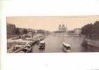 CARTE LETTRE - 11 X 28 Cm ! La Seine - The River Seine And Its Banks