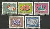 SWITZERLAND 1959 Used Stamp(s) Pro Patria 674-678 #3725 - Oblitérés