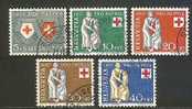 SWITZERLAND 1957 Used Stamp(s) Pro Patria 641-645 #3718 - Gebruikt