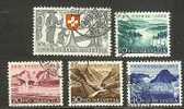 SWITZERLAND 1952 Used Stamp(s) Pro Patria 570-574 #3707 - Usados