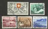 SWITZERLAND 1953 Used Stamp(s) Pro Patria 580-584 #3708 - Usados