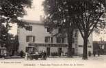 38 CREMIEU Place Des Tilleuls, Hotel De La Chaite, Devanture Animée, Automobile, Ed Vialatte, 191? - Crémieu