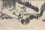 Bussang Sous La Neige Le Tunnel Côté Français  ,douane Ou Militaire Animée édit Humbert - Bussang