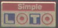 PIN'S LOTO SIMPLE - Jeux