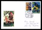 ROMANIA Rare Cover Mailed ,cancel With Scout 2004 + Stamps And Label Scouting. - Sonstige & Ohne Zuordnung