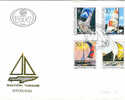 VOILE FDC YOUGOSLAVIE 1985 - Segeln