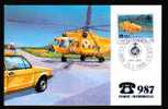 Jugoslavia  1986 Very Rare Maxi Card  With Helicopters. - Hélicoptères