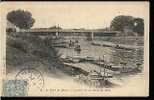 Jolie CP Ancienne 94 La Marne Au Pont De Bry CAD Du 19-...-1905 - Bateaux - Bridge Brucke - Bry Sur Marne