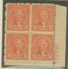 USA ---- JEFFERSON---BLOCK OF 4 ---WITH  NUMBER CORNER - Unused Stamps