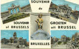 Bruxelles Souvenir De Groeten Uit - Cartas Panorámicas