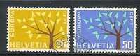 SWITZERLAND 1962 Used Stamp(s) Europe 756-757 #3740 - 1962