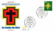Fdc Religions >  Divers Allemagne 1970 Mission Mondiale De L´église Catholique - Andere & Zonder Classificatie