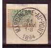 Belgie Demi Halve TX1 Marchienne-au-pont 1894 - Timbres