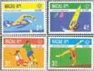 1996 MACAO OLYMPIC GAME 4V+MS - Unused Stamps