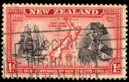 Pays : 362,1 (Nouvelle-Zélande : Dominion Britannique) Yvert Et Tellier N° :   244 (o) - Usati