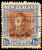 Pays : 362,1 (Nouvelle-Zélande : Dominion Britannique) Yvert Et Tellier N° :   292 (o) - Usati