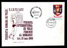 Romania Rare Covers With Voleyball Open Turneu International 1980,Iasi. - Volley-Ball