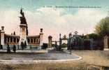69 LYON VI Monument Des Enfants Du Rhone, Entrée Du Parc Tete Or, Colorisée, Ed Carrier 15, 191? - Lyon 6
