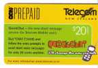NZ - New Zealand - Old Issue Telecom Prepaid Card - Prepay - Prepaye - GSM - Recharge - Pre Paid - Prepaids - Quickchat - Nouvelle-Zélande