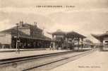 21 LES LAUMES ALESIA Gare, Quais, Animés, Ed Blanche, 1914 - Venarey Les Laumes