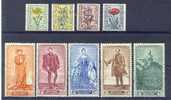 Belgie Belgique OCBn° 814-22 *** MNH Neuf Cote 72 Euro - Unused Stamps