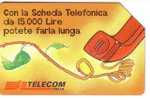 Italia - Italy - Con La Scheda Telefonica Da 15.000  Lire - Altri & Non Classificati