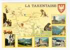 Carte Géographique: La Tarentaise, Conflans, Roselend, Moutiers, Pralognan, Tignes, Iseran (06-426) - Pralognan-la-Vanoise