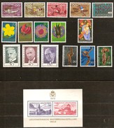 Liechtenstein 1972 Yvertn° 499-516 *** MNH Neuf Cote 16,25 Euro - Unused Stamps