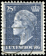 Pays : 286,04 (Luxembourg)  Yvert Et Tellier N° :   415 (o) - 1948-58 Charlotte De Perfíl Izquierdo