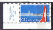 Suisse Switzerland 1953 Zurich Airport Avion Plane MNH ** - Nuevos