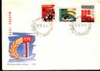 Fdc Sciences >  Divers  Pologne 1959  Congrès Des Travailleurs Fonderie Blé Gouvernail - Andere & Zonder Classificatie