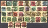 INFLATION GROUP 35 STAMPS AUTHENTIC CANCELS - Other & Unclassified