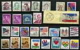 Lot De Divers Timbres USA Obl - Sammlungen