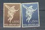 Vatican Vaticano Yvert Nr : Posta Aerea 45 - 46 * Scharnier (zie Scan) - Paketmarken