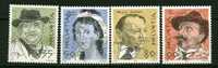 Suisse ** N° 1349 à 1352 Poètes Et Peintres - Unused Stamps