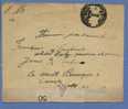 Brief Verzonden Van "Camp Du Ruchard" Met Stempel PMB Op 3/10/16 , Censuurstrook CENSURE MILITAIRE 50 + Stempel 50 - Belgische Armee